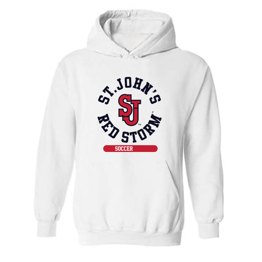 St. Johns - NCAA Women's Soccer : Carly Schuler - Classic Shersey Hooded Sweatshirt-0