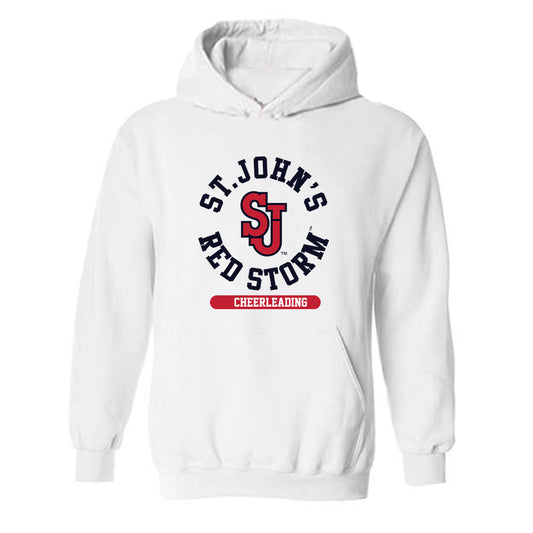St. Johns - NCAA Cheerleading : Jordan Schmidt - Classic Shersey Hooded Sweatshirt-0