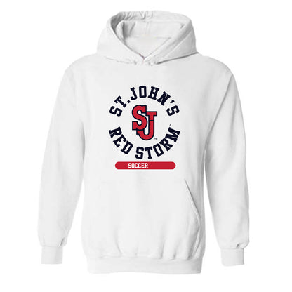 St. Johns - NCAA Men's Soccer : Camron Boumsong - Classic Shersey Hooded Sweatshirt-0