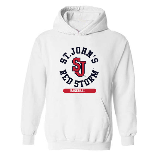 St. Johns - NCAA Baseball : Evan Chaffee - Classic Shersey Hooded Sweatshirt