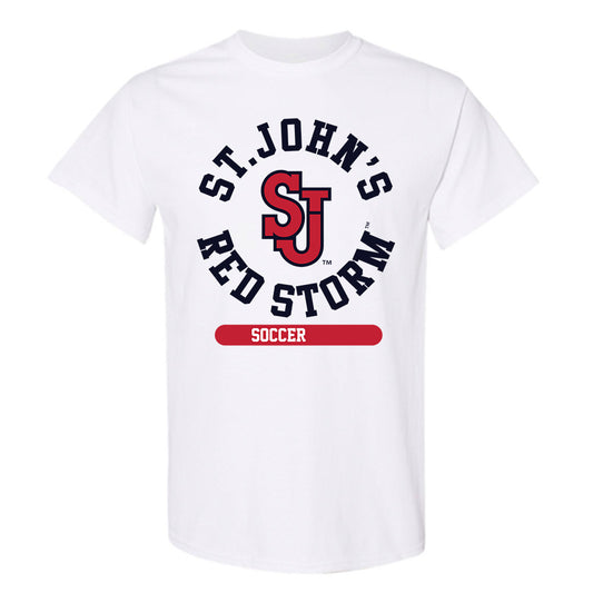 St. Johns - NCAA Men's Soccer : Dominic Pratt - Classic Shersey T-Shirt-0