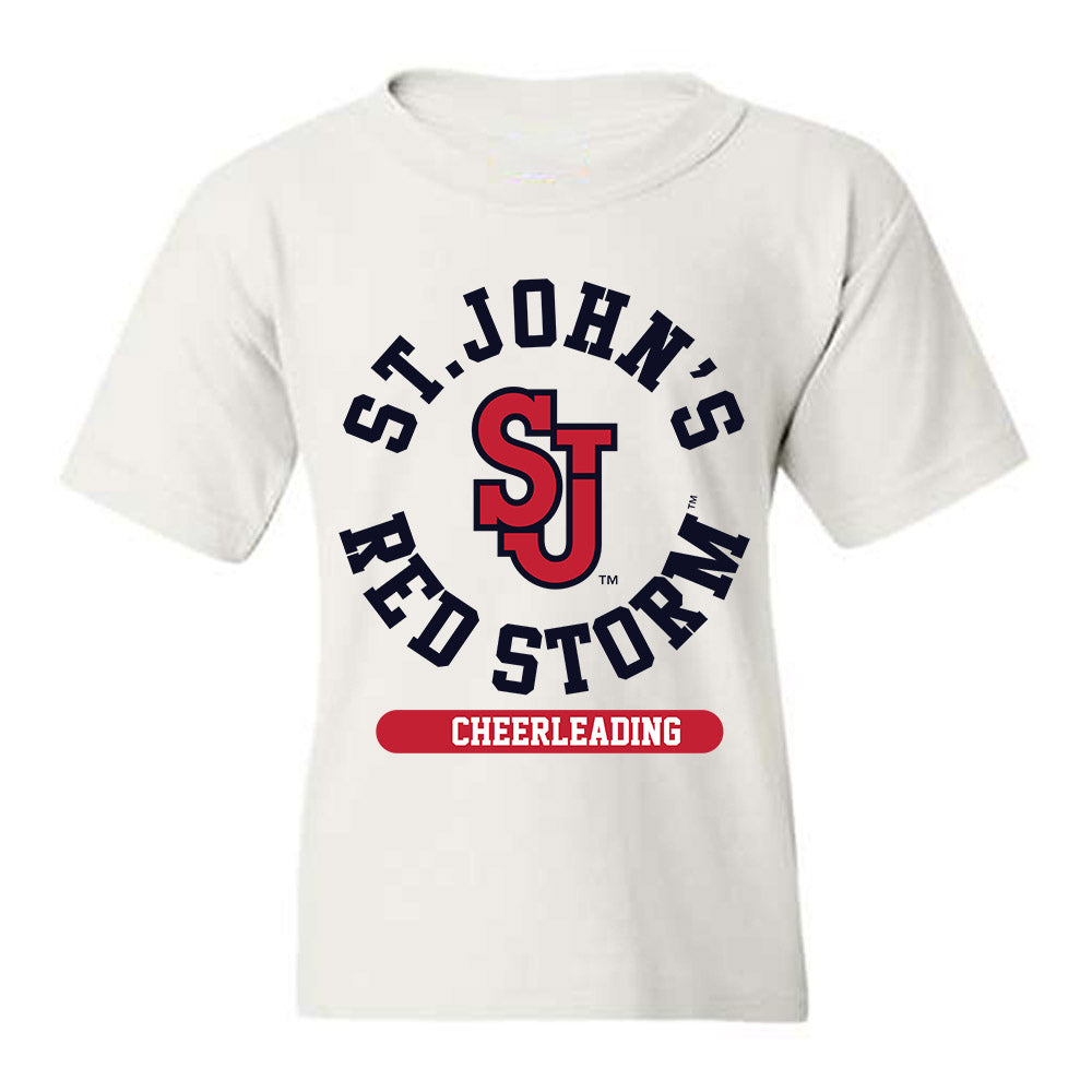 St. Johns - NCAA Cheerleading : Jordan Schmidt - Classic Shersey Youth T-Shirt-0