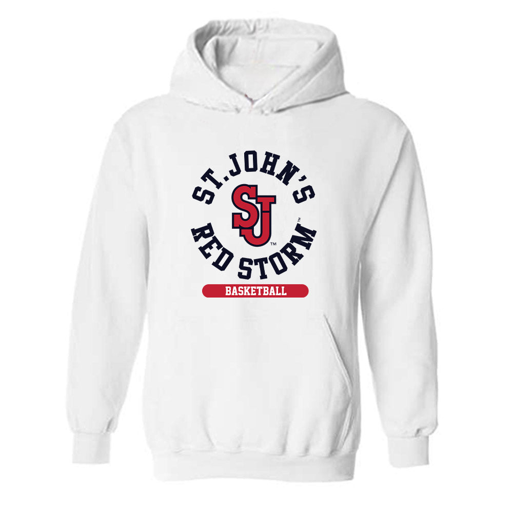 St. Johns - NCAA Men's Basketball : Kyle Cuffe Jr - Classic Shersey Hooded Sweatshirt-0