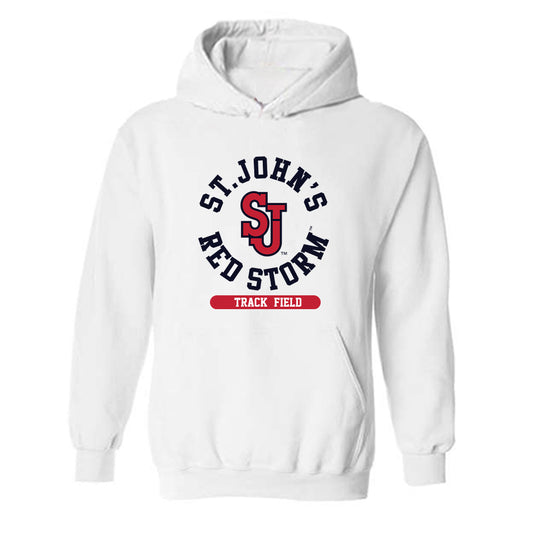St. Johns - NCAA Women's Track & Field : Briyah Beatty - Classic Shersey Hooded Sweatshirt-0