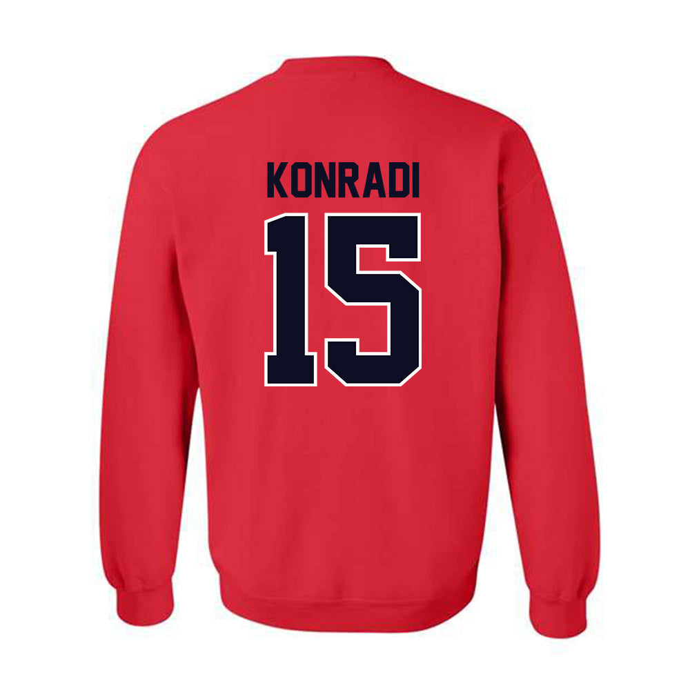 St. Johns - NCAA Men's Lacrosse : Cam Konradi - Classic Shersey Crewneck Sweatshirt-1