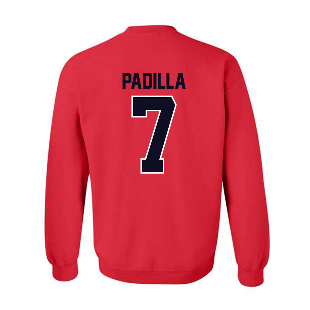 St. Johns - NCAA Men's Soccer : Ezekiel Padilla - Classic Shersey Crewneck Sweatshirt-1