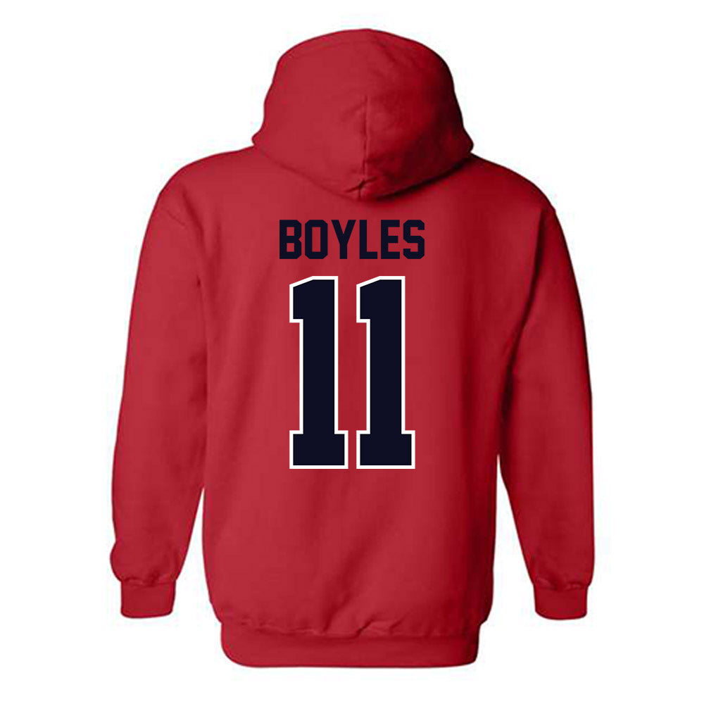 St. Johns - NCAA Women's Volleyball : Brooke Boyles - Classic Shersey Hooded Sweatshirt-1