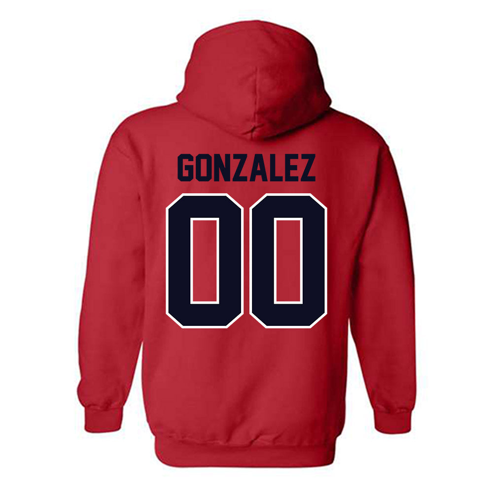 St. Johns - NCAA Men's Soccer : Ander Gonzalez - Classic Shersey Hooded Sweatshirt-1