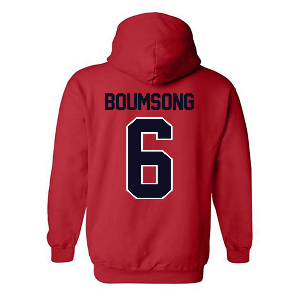 St. Johns - NCAA Men's Soccer : Camron Boumsong - Classic Shersey Hooded Sweatshirt-1