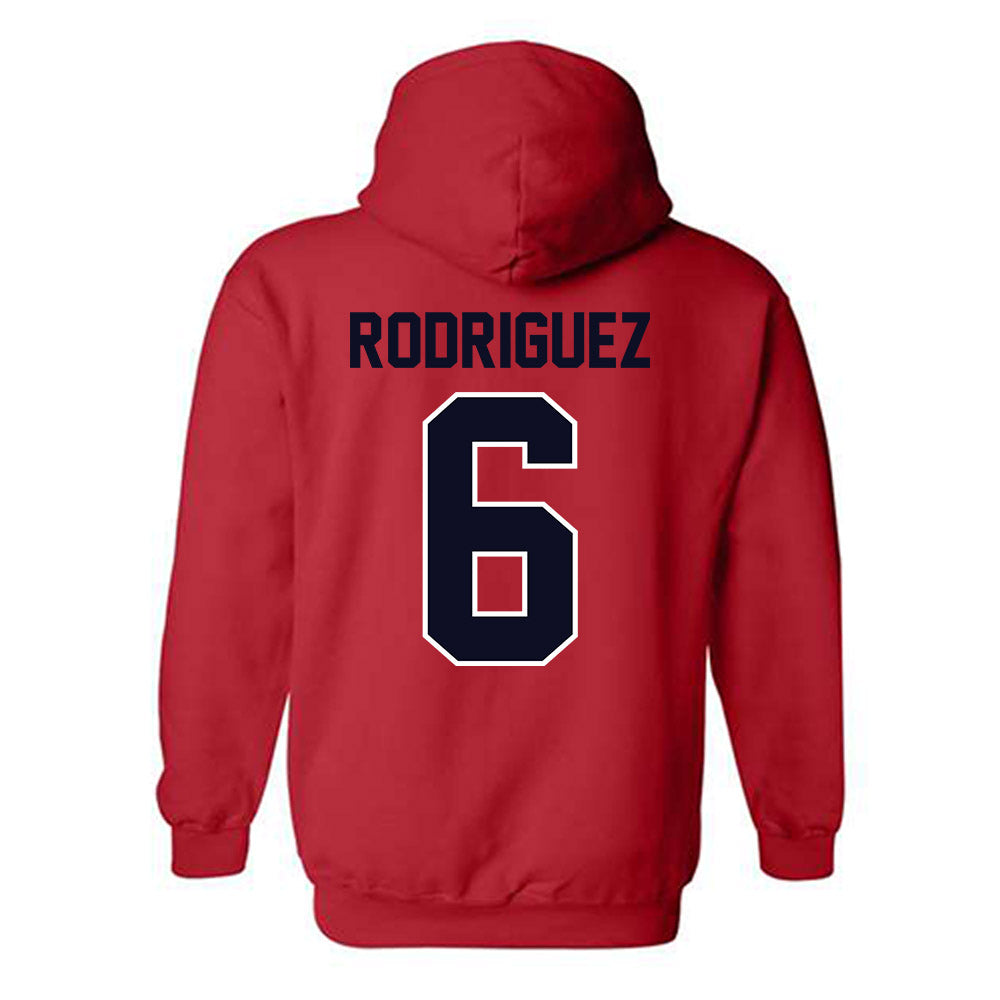 St. Johns - NCAA Baseball : Lewis Rodriguez - Classic Shersey Hooded Sweatshirt-1