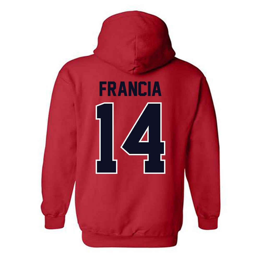 St. Johns - NCAA Softball : Loreley Francia - Classic Shersey Hooded Sweatshirt-1