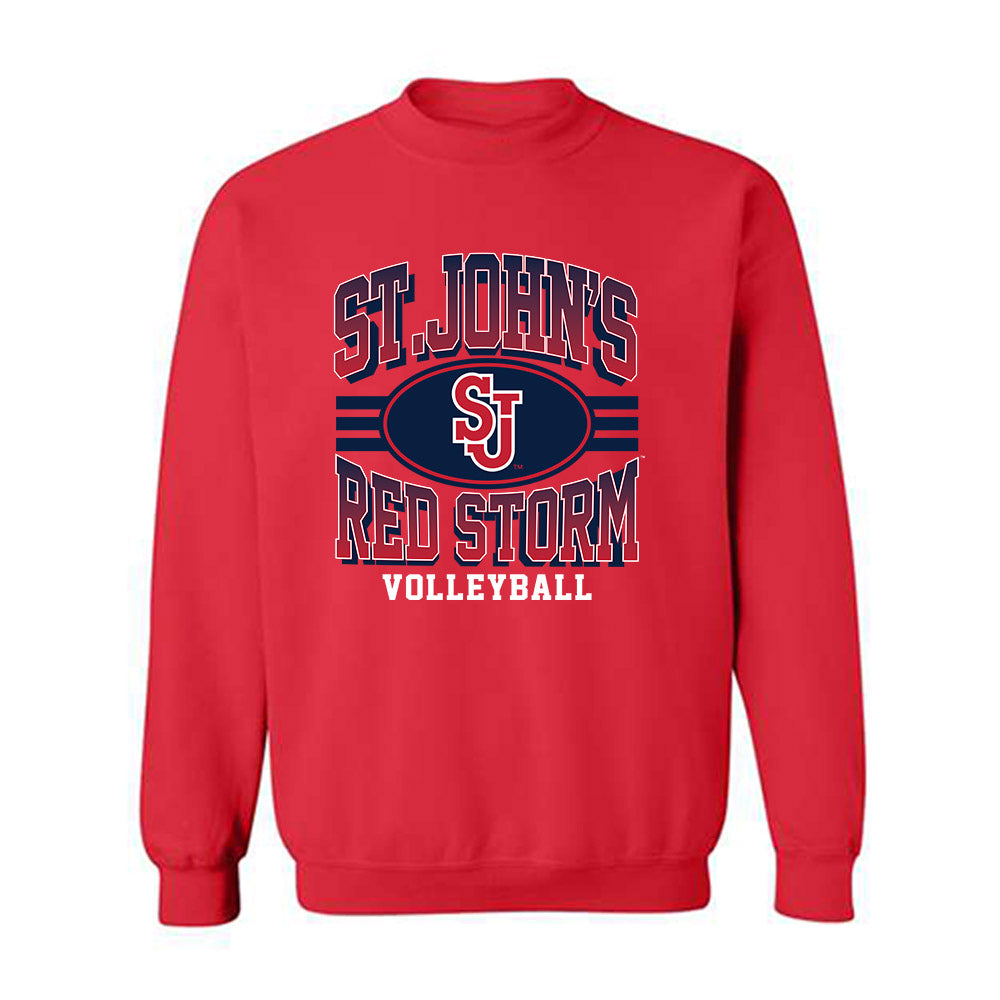 St. Johns - NCAA Women's Volleyball : Shiloh Clayton - Classic Shersey Crewneck Sweatshirt-0