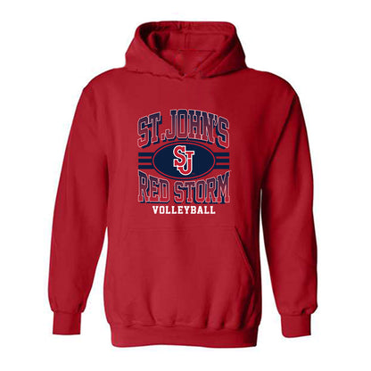 St. Johns - NCAA Women's Volleyball : Katianna Mejia - Classic Shersey Hooded Sweatshirt-0