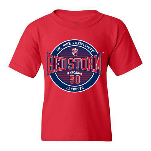 St. Johns - NCAA Men's Lacrosse : Jackson Harcarik - Classic Fashion Shersey Youth T-Shirt-0