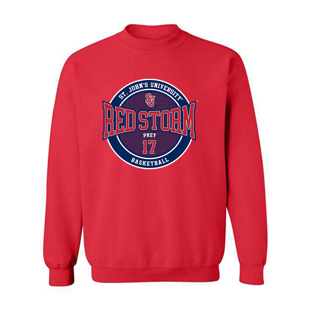 St. Johns - NCAA Men's Basketball : Ruben Prey - Classic Fashion Shersey Crewneck Sweatshirt-0