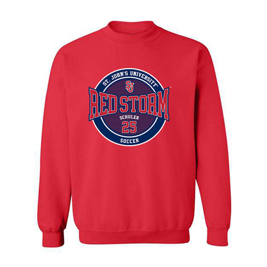 St. Johns - NCAA Women's Soccer : Carly Schuler - Classic Fashion Shersey Crewneck Sweatshirt-0