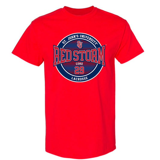 St. Johns - NCAA Men's Lacrosse : Henry Coke - Classic Fashion Shersey T-Shirt-0