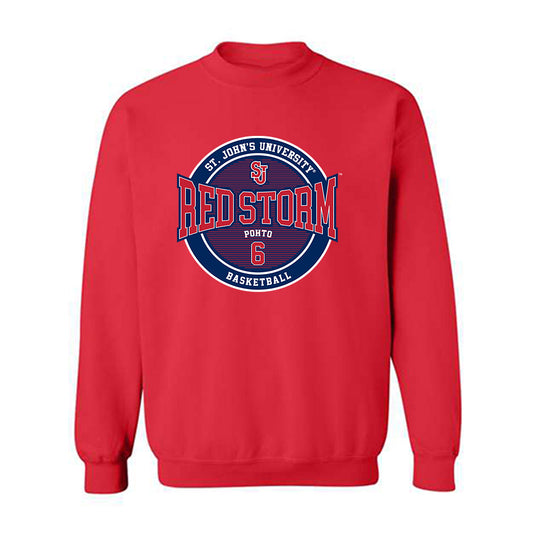 St. Johns - NCAA Men's Basketball : Casper Pohto - Classic Fashion Shersey Crewneck Sweatshirt-0