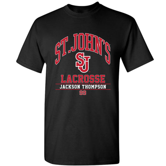 St. Johns - NCAA Men's Lacrosse : Jackson Thompson - Classic Fashion Shersey T-Shirt-0