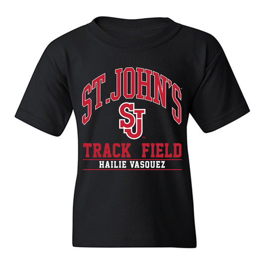 St. Johns - NCAA Women's Track & Field : Hailie Vasquez - Classic Fashion Shersey Youth T-Shirt-0