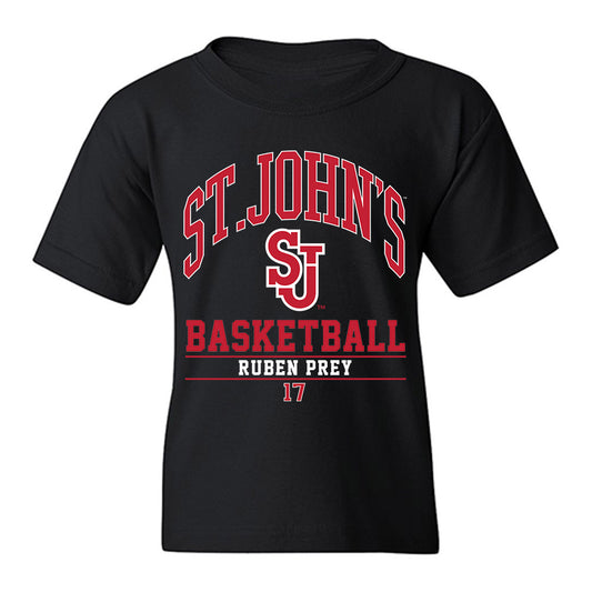 St. Johns - NCAA Men's Basketball : Ruben Prey - Classic Fashion Shersey Youth T-Shirt-0