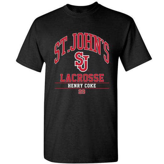 St. Johns - NCAA Men's Lacrosse : Henry Coke - Classic Fashion Shersey T-Shirt-0