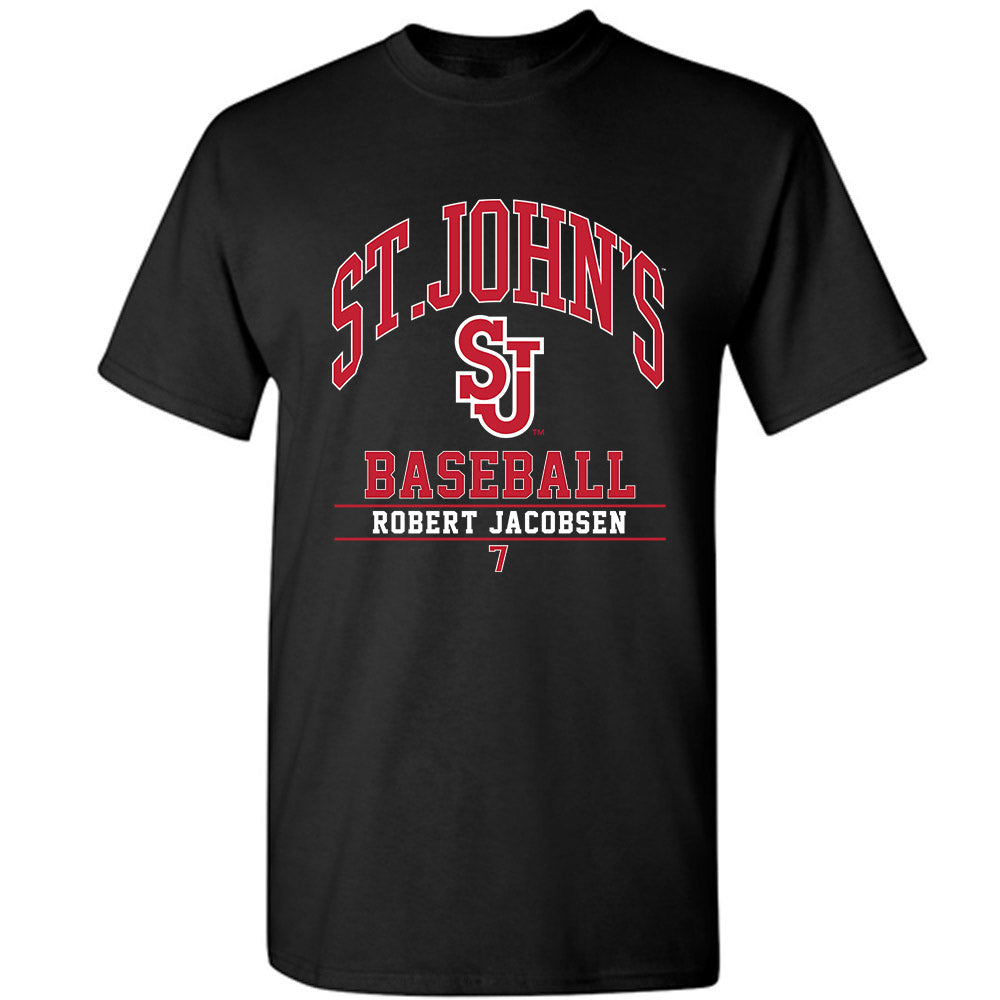 St. Johns - NCAA Baseball : Robert Jacobsen - Classic Fashion Shersey T-Shirt-0