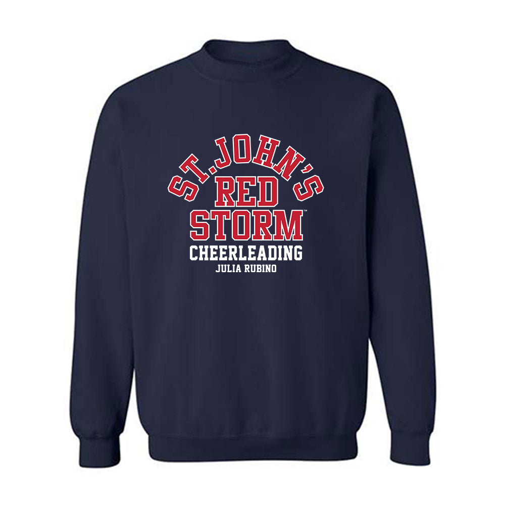 St. Johns - NCAA Cheerleading : Julia Rubino - Classic Fashion Shersey Crewneck Sweatshirt-0