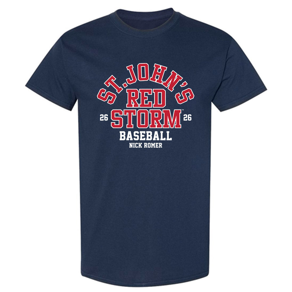 St. Johns - NCAA Baseball : Nick Romer - Classic Fashion Shersey T-Shirt-0