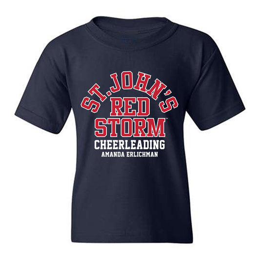 St. Johns - NCAA Cheerleading : Amanda Erlichman - Classic Fashion Shersey Youth T-Shirt-0