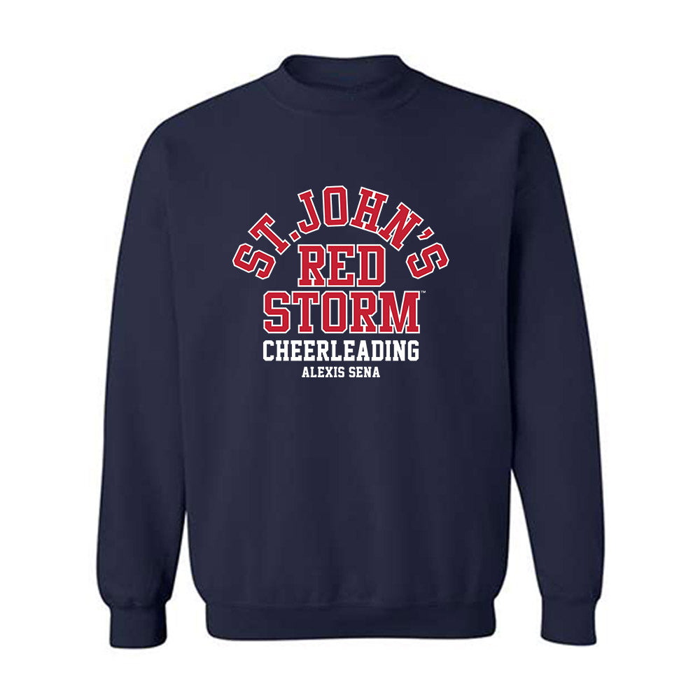 St. Johns - NCAA Cheerleading : Alexis Sena - Classic Fashion Shersey Crewneck Sweatshirt-0