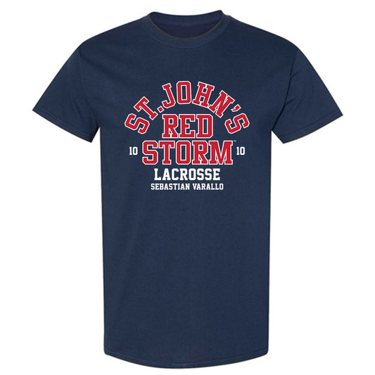 St. Johns - NCAA Men's Lacrosse : Sebastian Varallo - Classic Fashion Shersey T-Shirt-0
