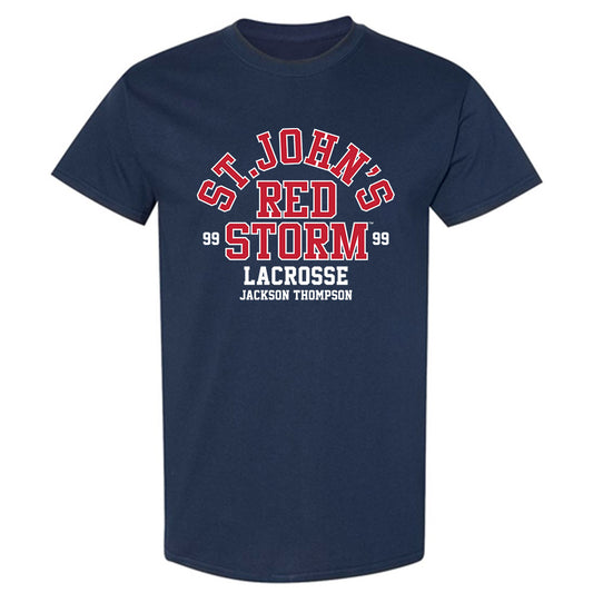 St. Johns - NCAA Men's Lacrosse : Jackson Thompson - Classic Fashion Shersey T-Shirt-0
