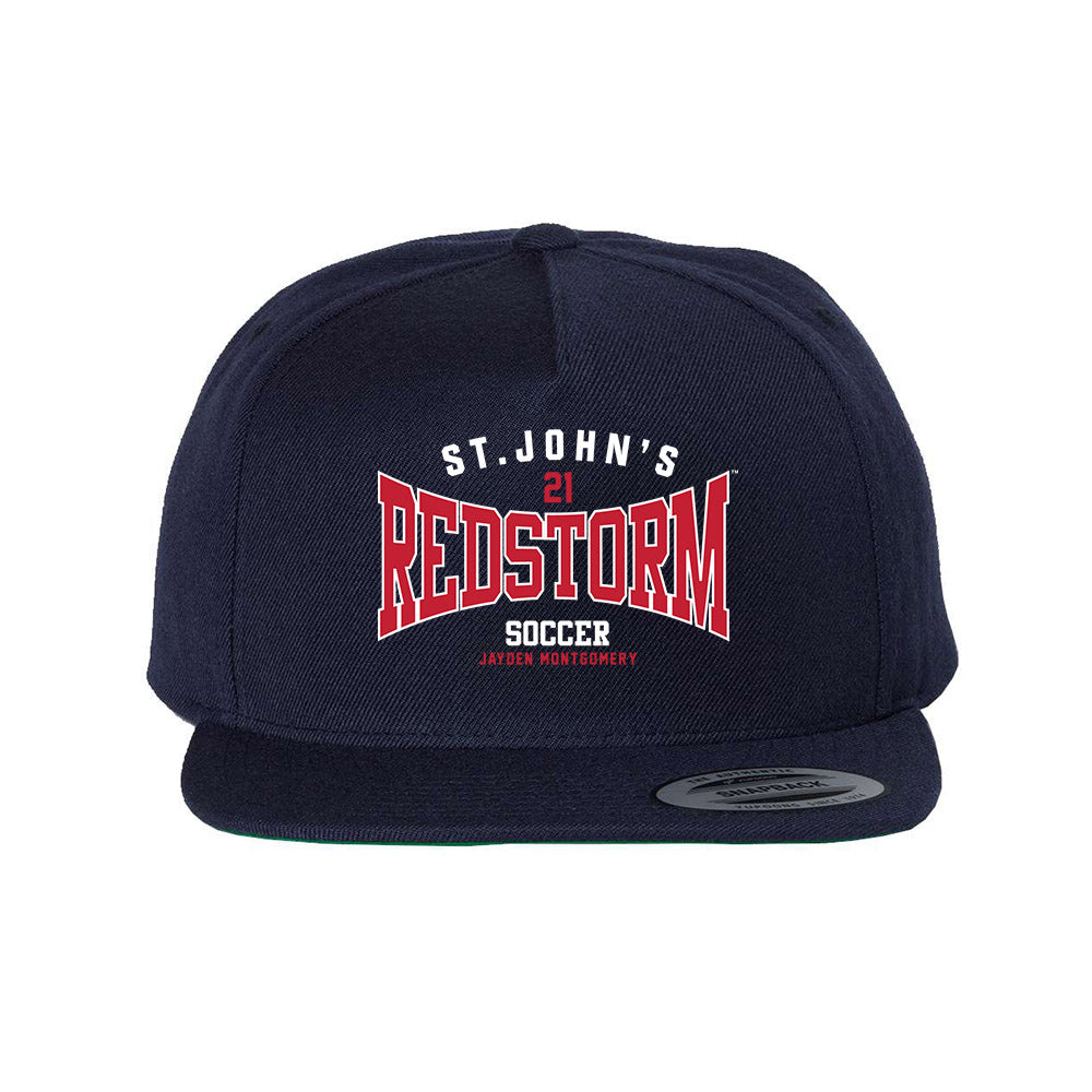 St. Johns - NCAA Men's Soccer : Jayden Montgomery - Snapback Hat-0