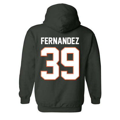 Miami - NCAA Baseball : Michael Fernandez - Classic Shersey Hooded Sweatshirt-1