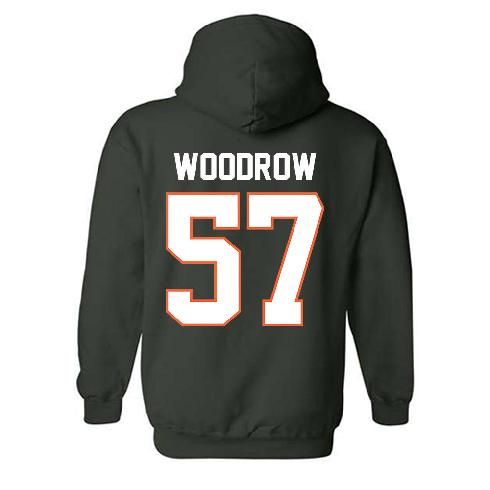 Miami - NCAA Football : Rhys Woodrow - Classic Shersey Hooded Sweatshirt-1