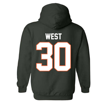 Miami - NCAA Baseball : Brylan West - Classic Shersey Hooded Sweatshirt-1