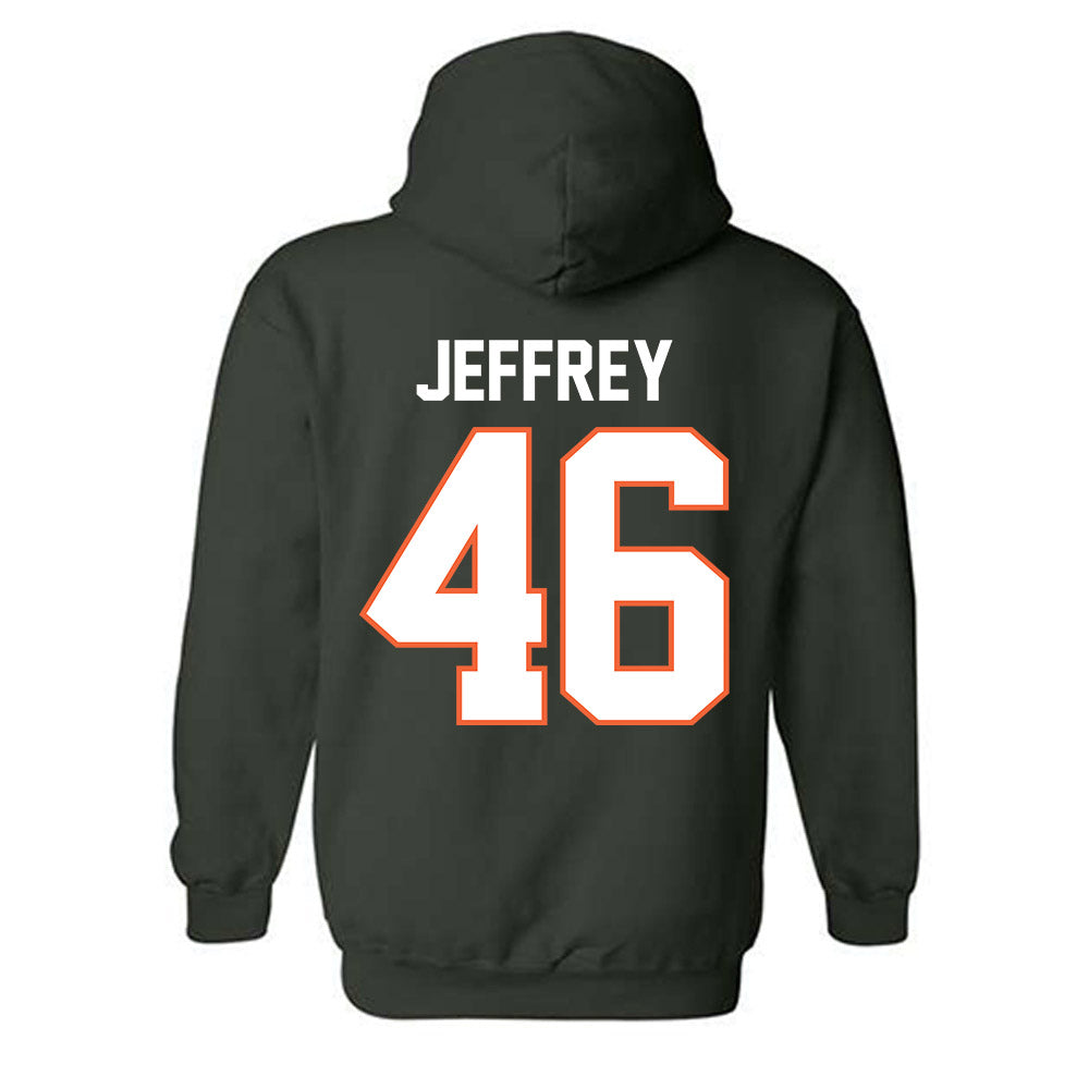 Miami - NCAA Baseball : Donavan Jeffrey - Classic Shersey Hooded Sweatshirt-1