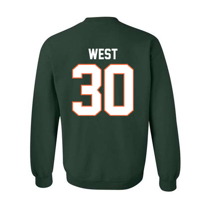 Miami - NCAA Baseball : Brylan West - Classic Shersey Crewneck Sweatshirt-1