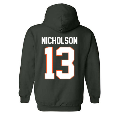 Miami - NCAA Women's Soccer : Crosby Nicholson - Classic Shersey Hooded Sweatshirt-1