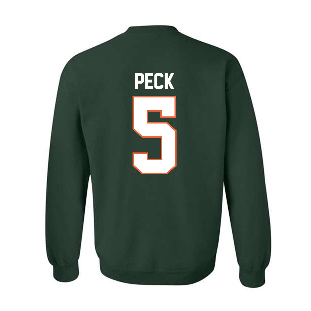 Miami - NCAA Women's Soccer : Amanda Peck - Classic Shersey Crewneck Sweatshirt-1