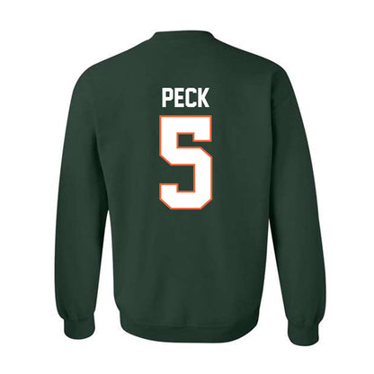Miami - NCAA Women's Soccer : Amanda Peck - Classic Shersey Crewneck Sweatshirt-1