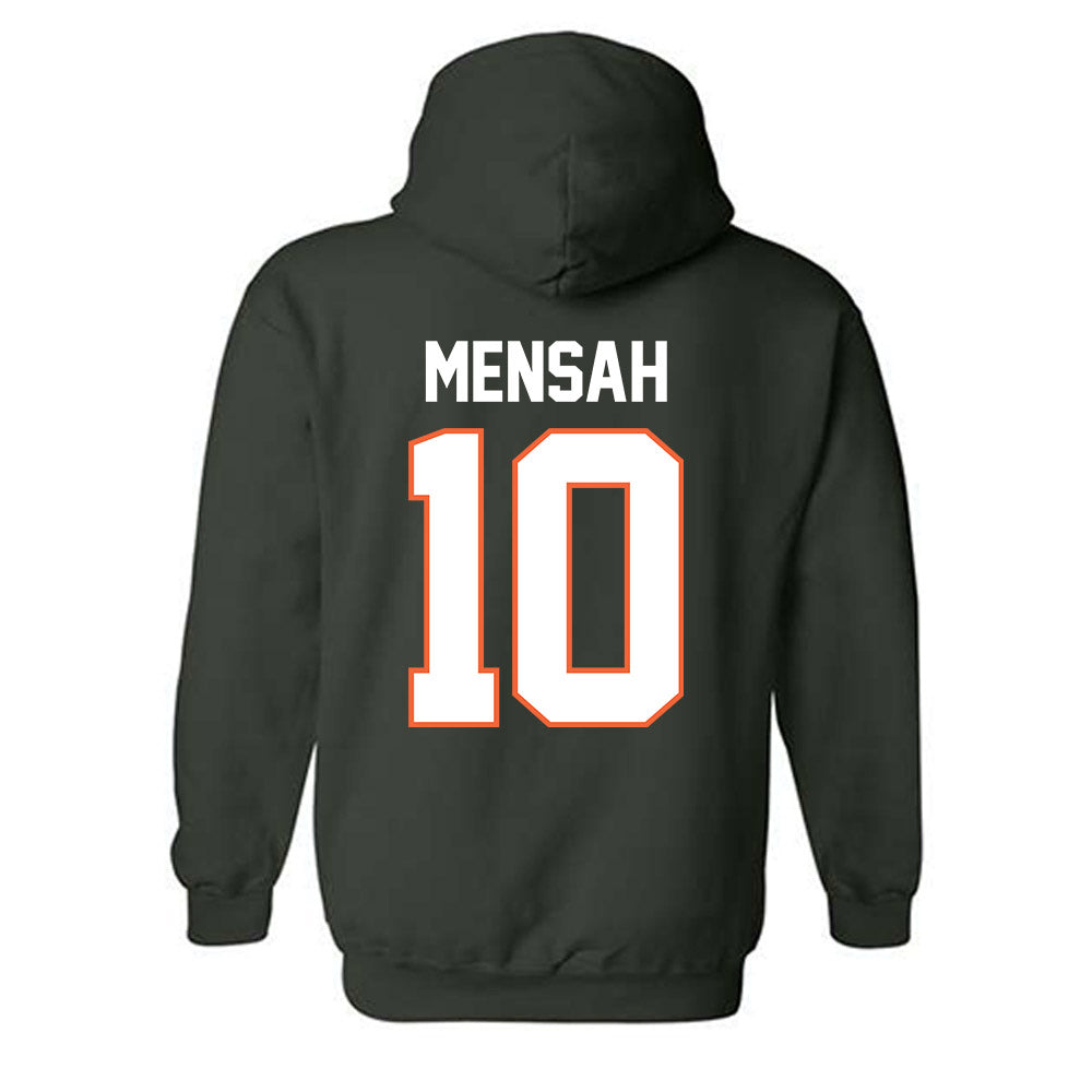 Miami - NCAA Football : Darian Mensah - Classic Shersey Hooded Sweatshirt-1