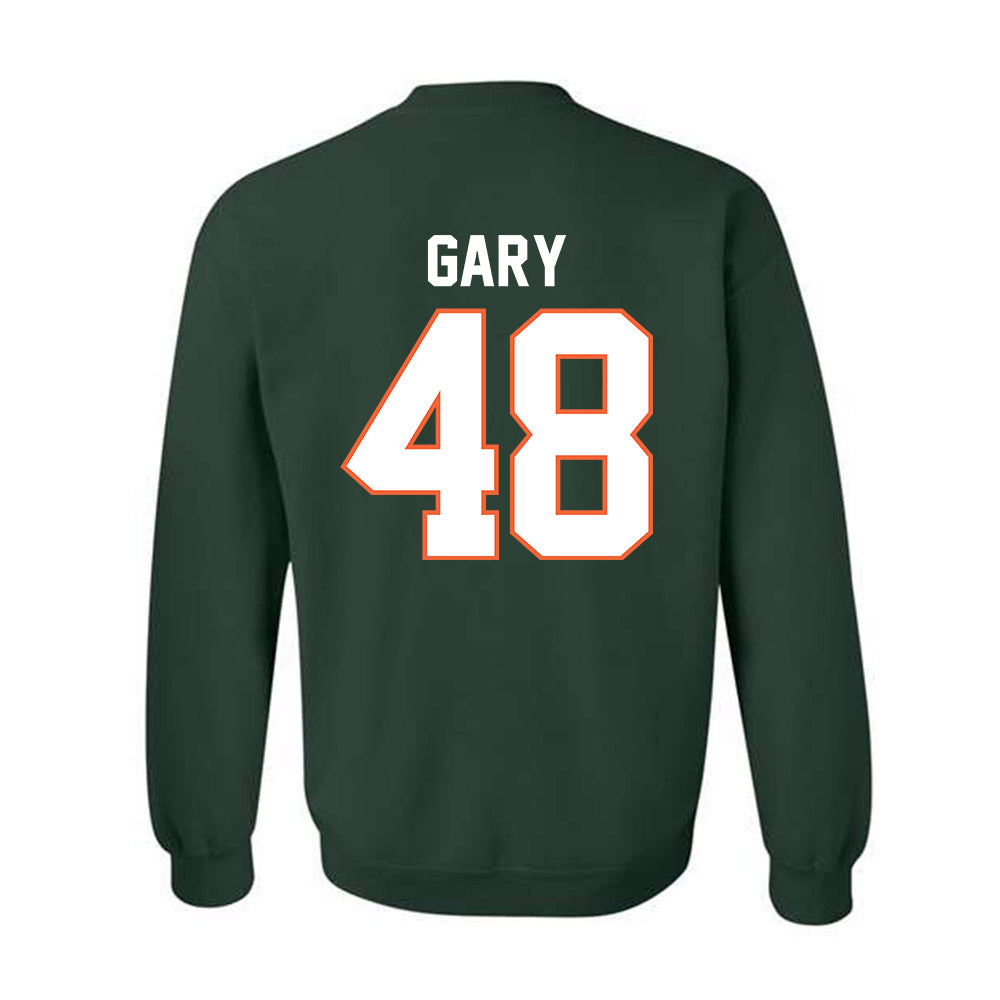 Miami - NCAA Baseball : Bennett Gary - Classic Shersey Crewneck Sweatshirt-1
