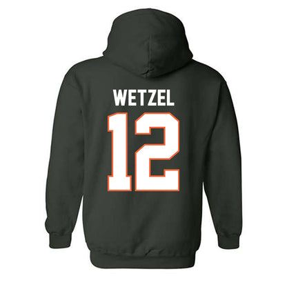 Miami - NCAA Women's Basketball : Natalie Wetzel - Classic Shersey Hooded Sweatshirt-1