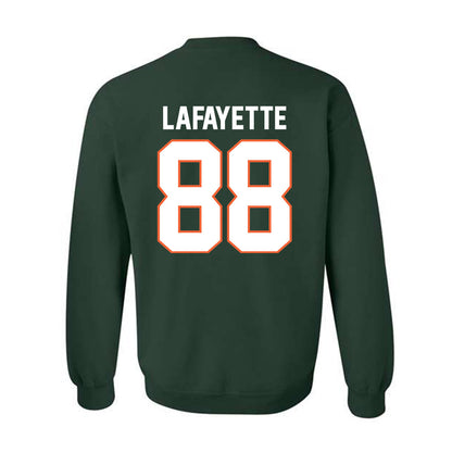 Miami - NCAA Football : DeAnthony Lafayette - Classic Shersey Crewneck Sweatshirt-1