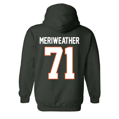 Miami - NCAA Football : Jamal Meriweather - Classic Shersey Hooded Sweatshirt-1