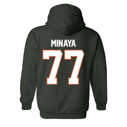 Miami - NCAA Football : Juan Minaya - Classic Shersey Hooded Sweatshirt-1