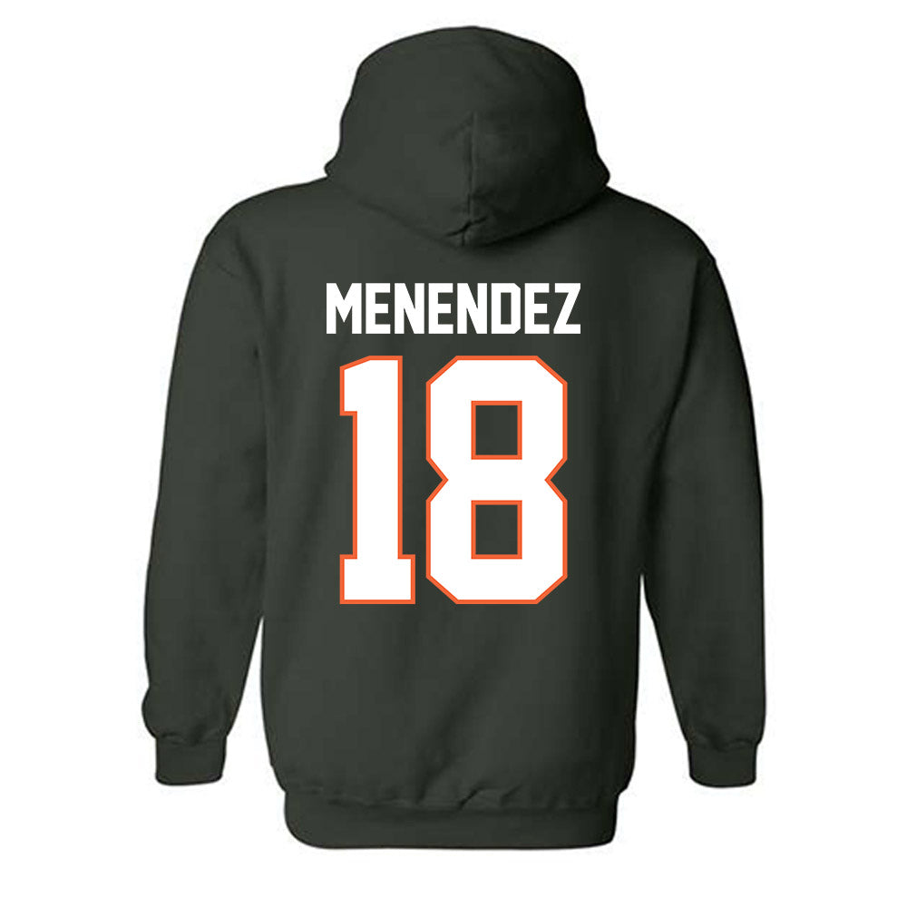 Miami - NCAA Baseball : Frank Menendez - Classic Shersey Hooded Sweatshirt-1