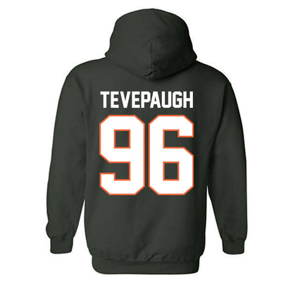 Miami - NCAA Football : Tucker Tevepaugh - Classic Shersey Hooded Sweatshirt-1